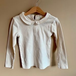 Girls Gap Peterpan Collar  Long-sleeve Shirt